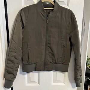 Lululemon Olive Bomber Jacket